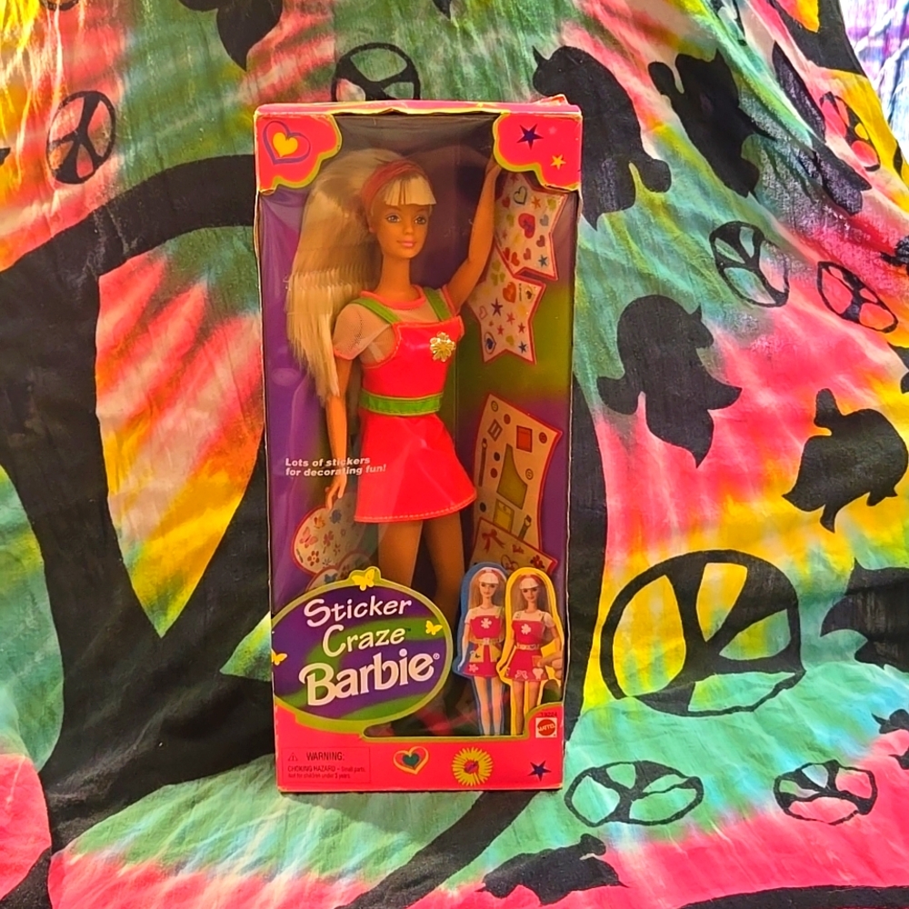 Sticker Craze Barbie 1997